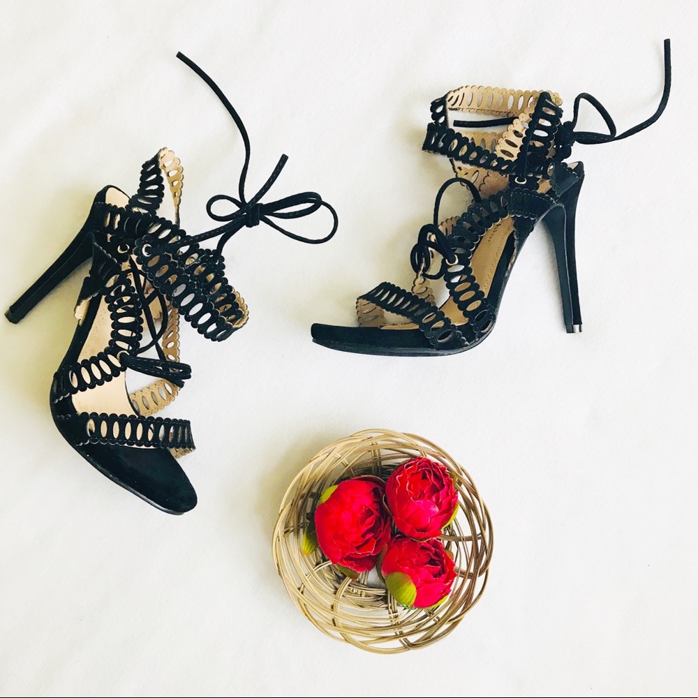 Lace Up Gladiator Heels